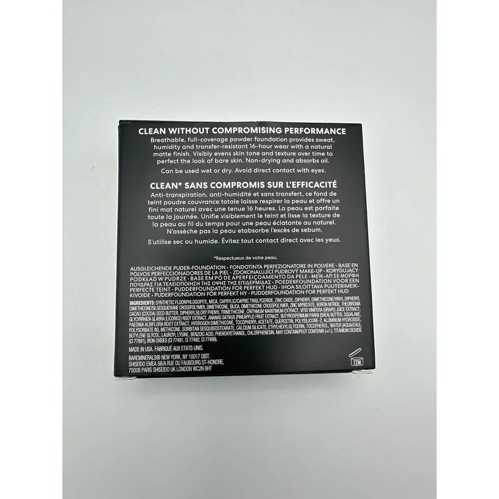 BareMinerals BarePro Skin Perfecting Powder Foundation Medium Deep 45 Cool NIB